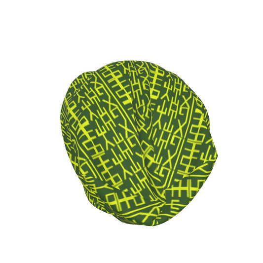 Sixty Eight 93 Infinity Gemini Yellow & Green Unisex Beanie Hat