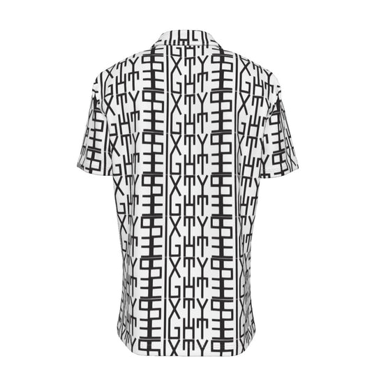 Sixty Eight 93 Infinity Black & White Button Up Shirt