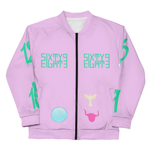 Sixty Eight 93 Pisces Only Unisex Bomber Jacket (Black)