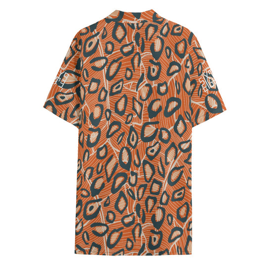 Sixty Eight 93 Logo White Men's Hawaiian Button Up Shirt #6