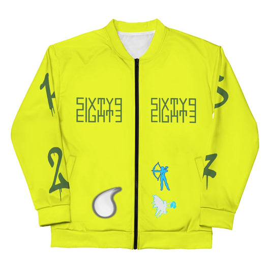 Sixty Eight 93 Geminis Only 2.0 Unisex Bomber Jacket (Black)