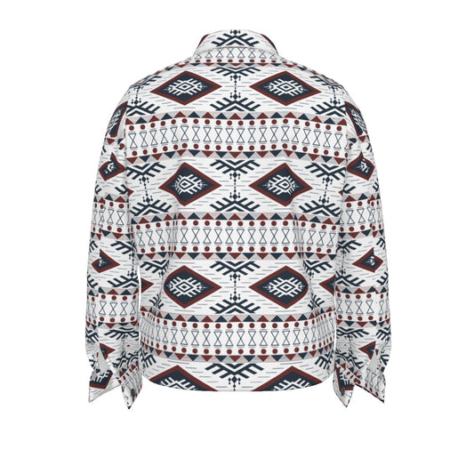 Sixty Eight 93 Logo Black & White Unisex Lapel Jacket #12