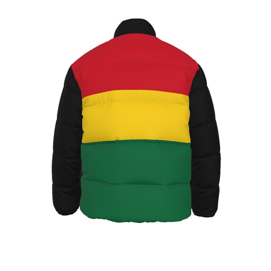 Sixty Eight 93 Logo White GHAN Unisex Puffer Jacket