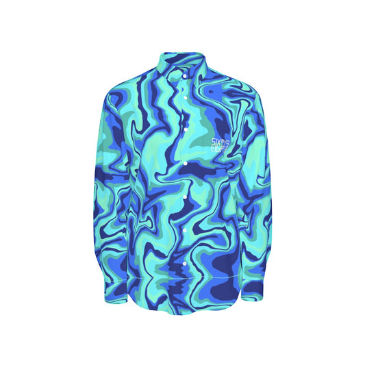 Sixty Eight 93 Logo White Men's Cotton Long Sleeve Shirt #7