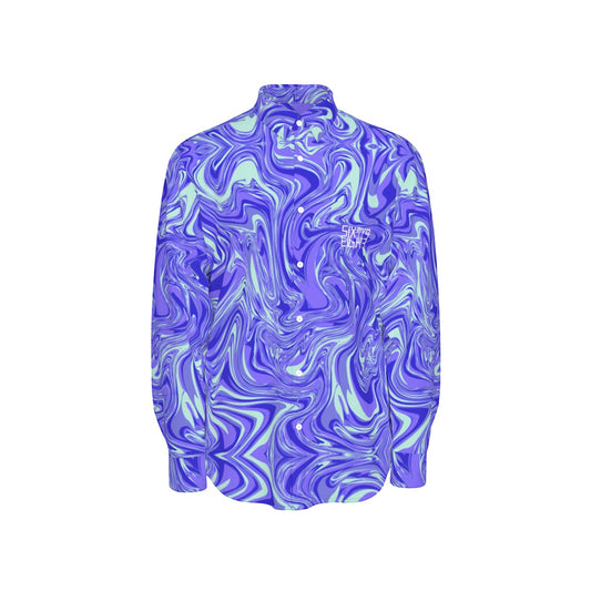 Sixty Eight 93 Logo White Men's Cotton Long Sleeve Shirt #6