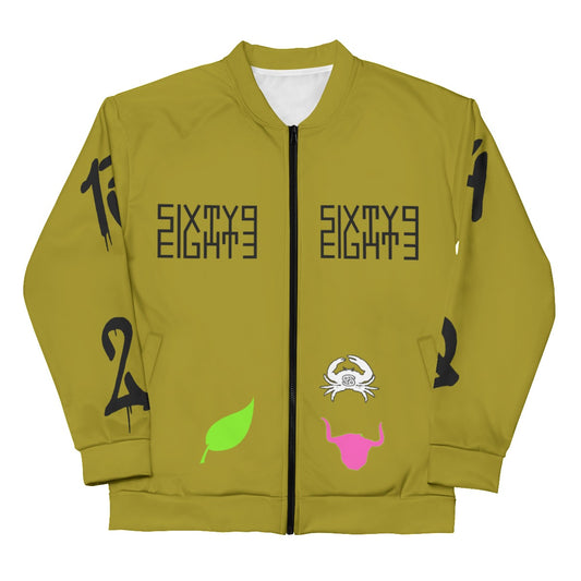 Sixty Eight 93 Capricorns Only Unisex Bomber Jacket (Black)