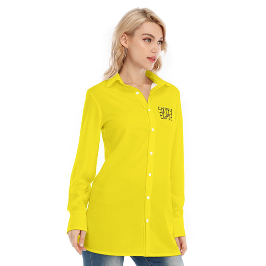 Sixty Eight 93 Logo Black Lemonade Women's Long Shirt