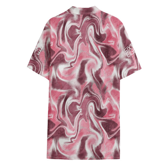 Sixty Eight 93 Logo White Men's Hawaiian Button Up Shirt #10