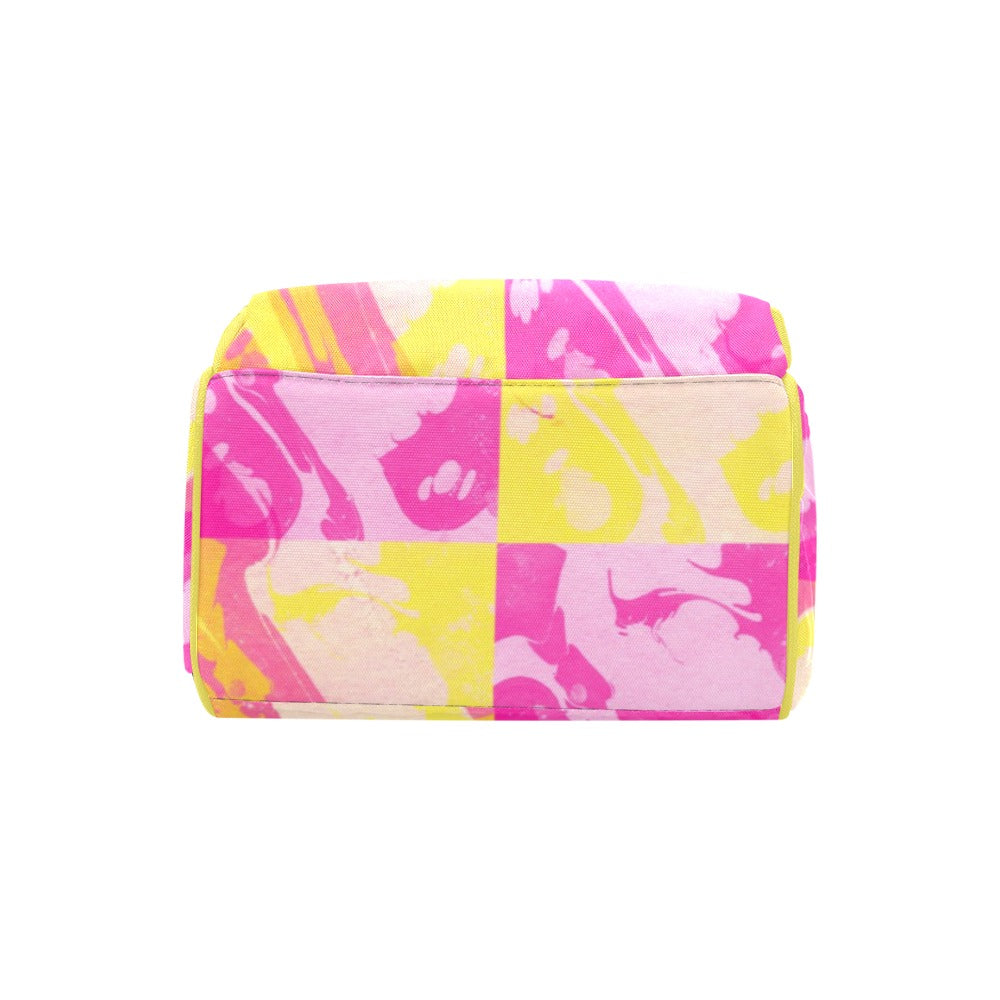 Sixty Eight 93 Logo White Marble #1 Multi-Function BackPack