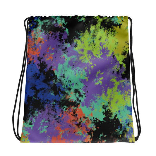 Sixty Eight 93 Logo White Fusion #1 Drawstring Bag