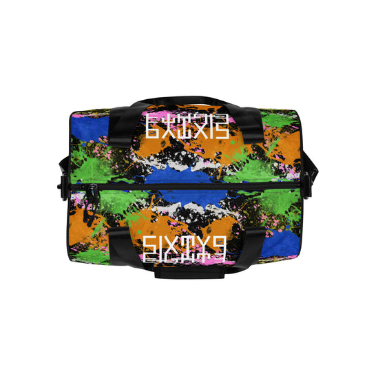 Sixty Eight 93 Logo White Fusion #1 Gym Bag