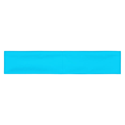 Sixty Eight 93 Logo Black Aqua Blue Headband