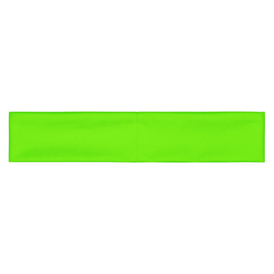 Sixty Eight 93 Logo Black Lime Green Headband