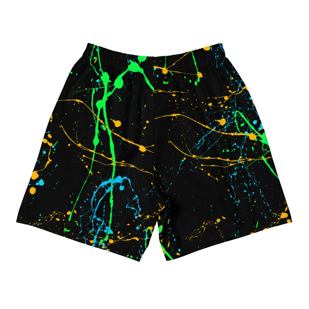 Sixty Eight 93 Logo White Splatter #4 Men's Shorts