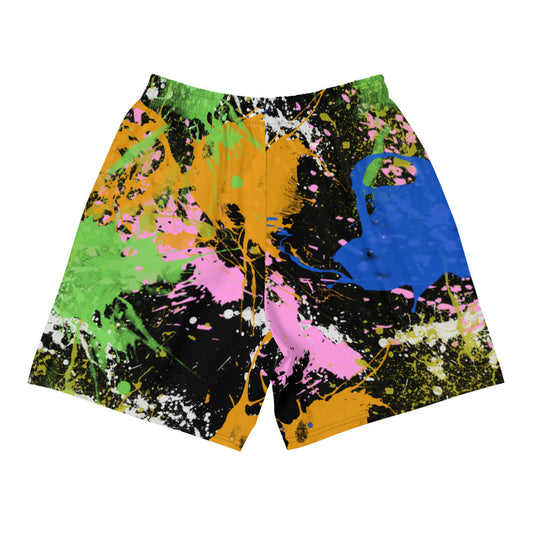 Sixty Eight 93 Logo White Splatter #2 Men's Shorts