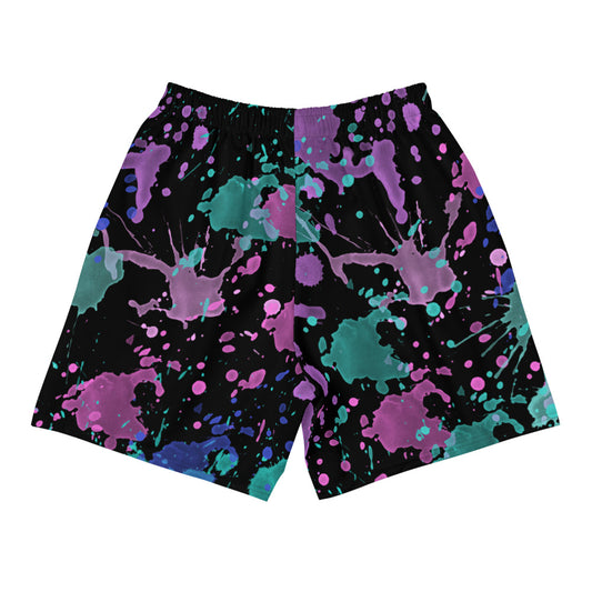 Sixty Eight 93 Logo White Splatter #7 Men's Shorts