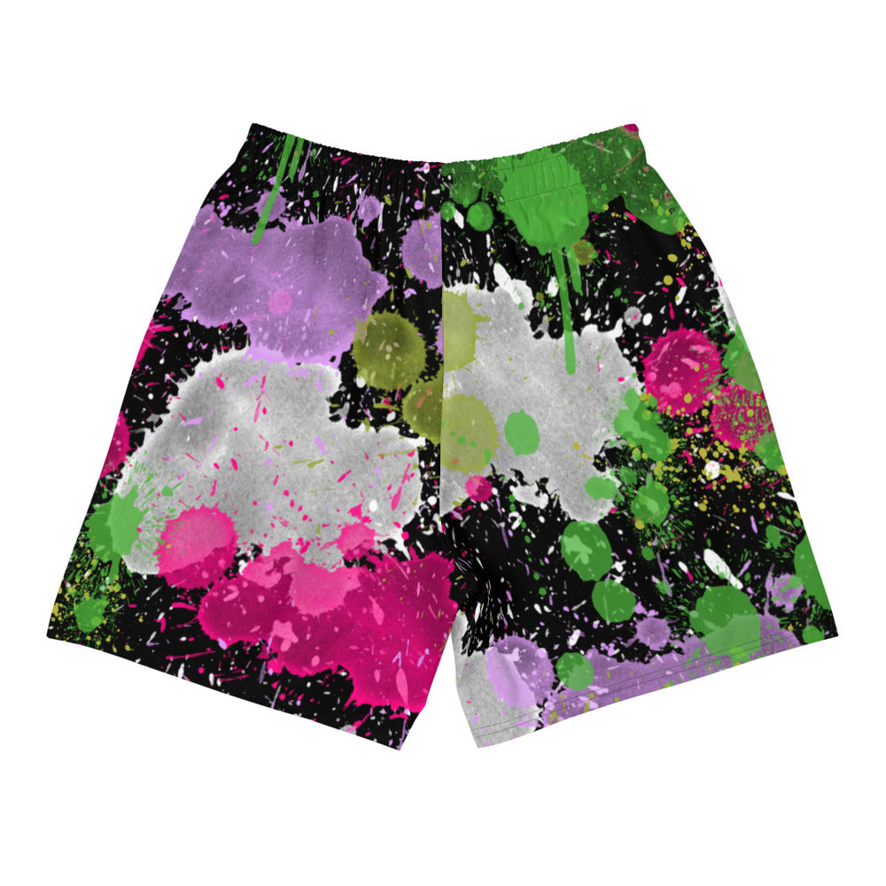 Sixty Eight 93 Logo White Splatter #10 Men's Shorts