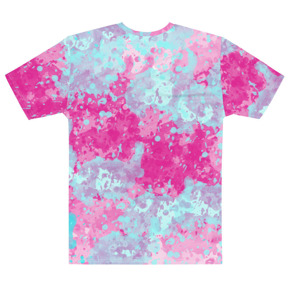 Sixty Eight 93 Logo White Blue Raspberry Tee