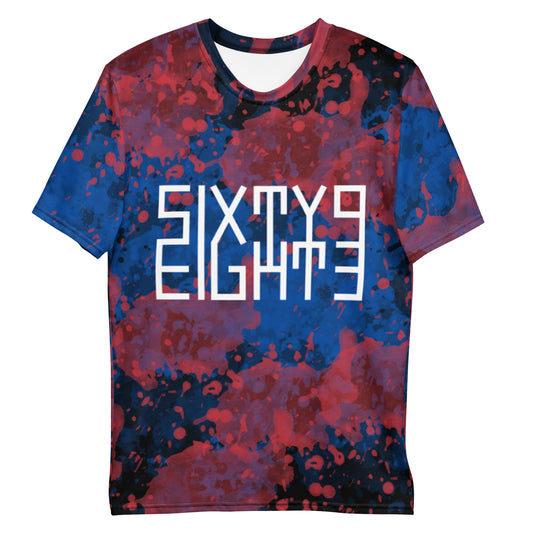 Sixty Eight 93 Logo White Tri Color BBR Tee