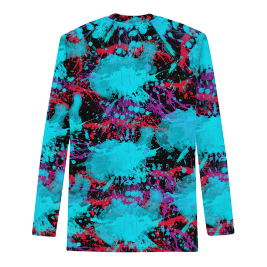 Sixty Eight 93 Logo White Splatter #1.2 Men's Rash Guard