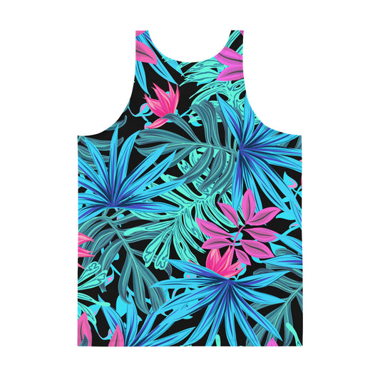 Sixty Eight 93 Logo White Tropical 1.0 Men's AOP Tank Top