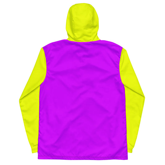 Sixty Eight 93 Logo White & Grape Gold Windbreaker