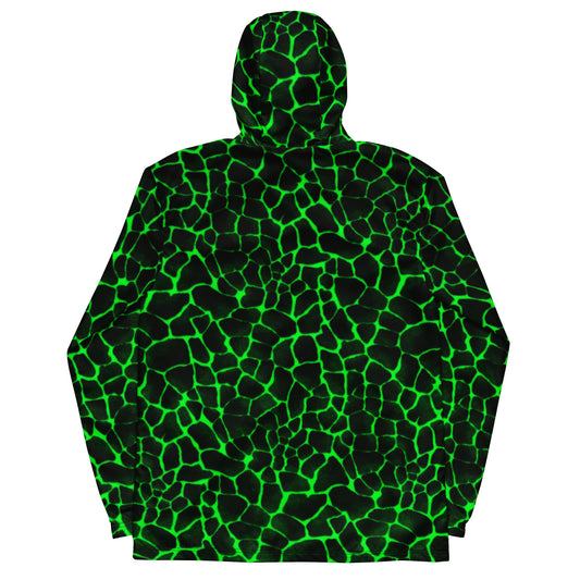 Sixty Eight 93 Logo White Boa Black Lime Windbreaker