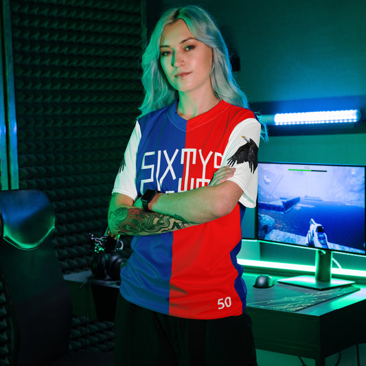 Sixty Eight 93 Logo White USA Unisex Jersey