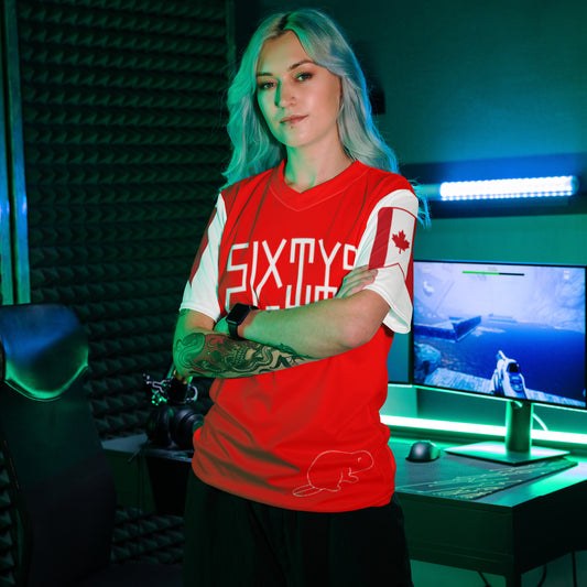 Sixty Eight 93 Logo White Canada Unisex Jersey