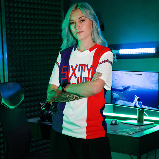 Sixty Eight 93 Logo Red & Blue France Unisex Jersey