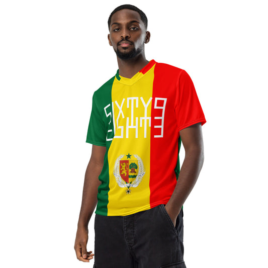 Sixty Eight 93 Logo White Senegal Unisex Jersey