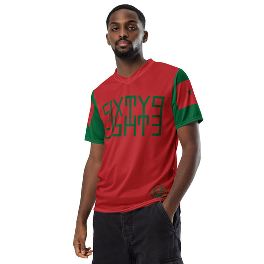 Sixty Eight 93 Logo Green Morocco Unisex Jersey