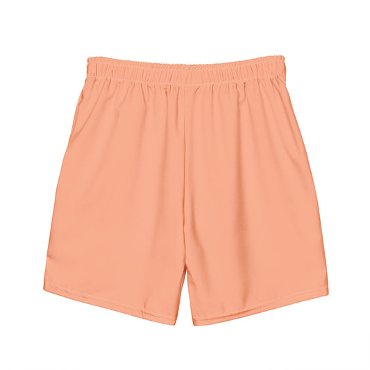 Sixty Eight 93 Logo White & Peach Men's Swim Trunks