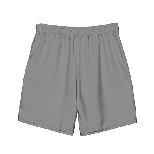 Sixty Eight 93 Logo White & Grey Men's Swim Trunks