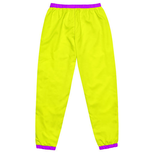 Sixty Eight 93 Logo White & Grape Gold Track Pants