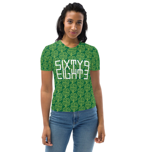 Sixty Eight 93 Logo White St Patrick Women's Tee