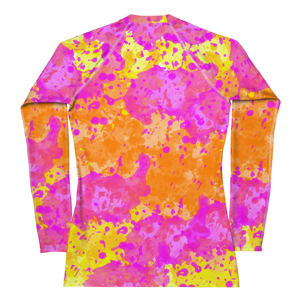 Sixty Eight 93 Logo White POY Women's Rash Guard