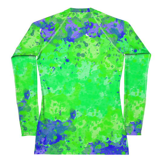 Sixty Eight 93 Logo White Earthy Women's Rash Guard