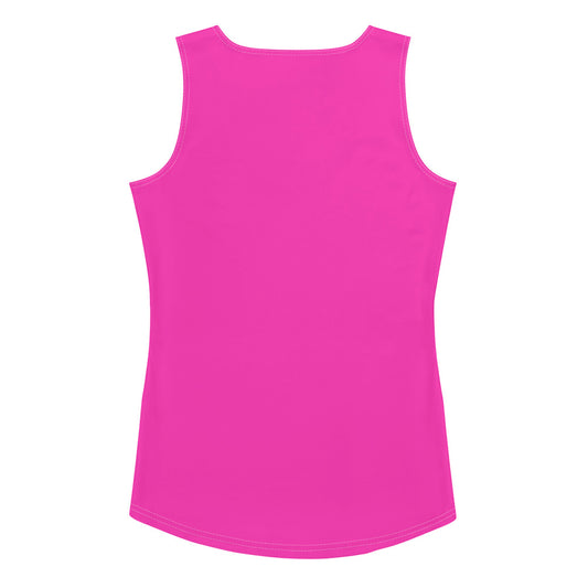 Sixty Eight 93 Logo White & Fuchsia Women's AOP Tank Top