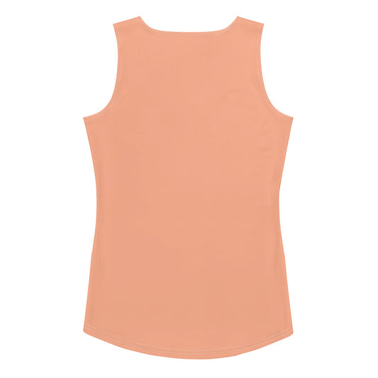 Sixty Eight 93 Logo White & Peach Women's AOP Tank Top