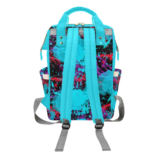 Sixty Eight 93 Logo White Splatter 1.2 Multi-Function BackPack