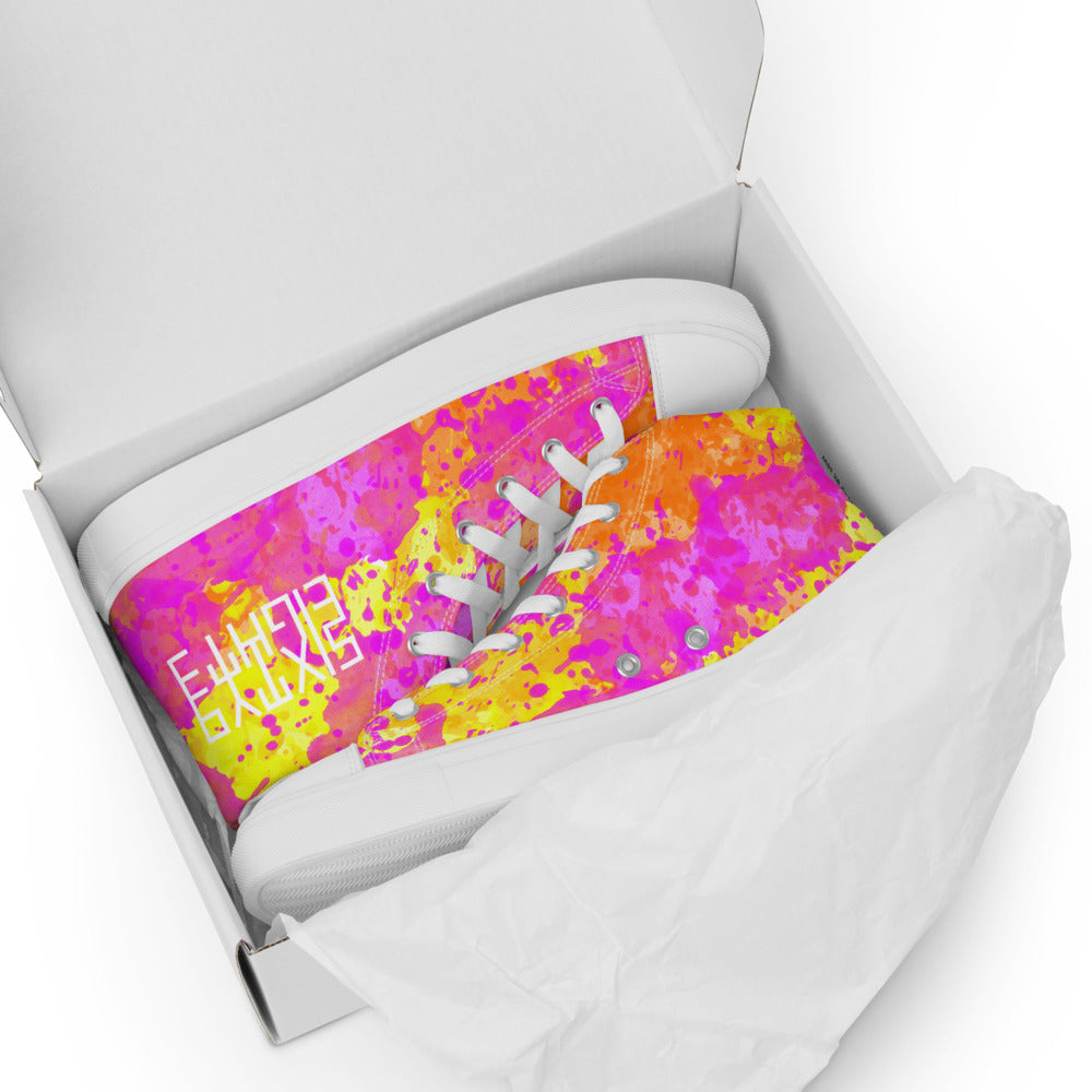 Sixty Eight 93 Logo White POY Men's High Top Shoes