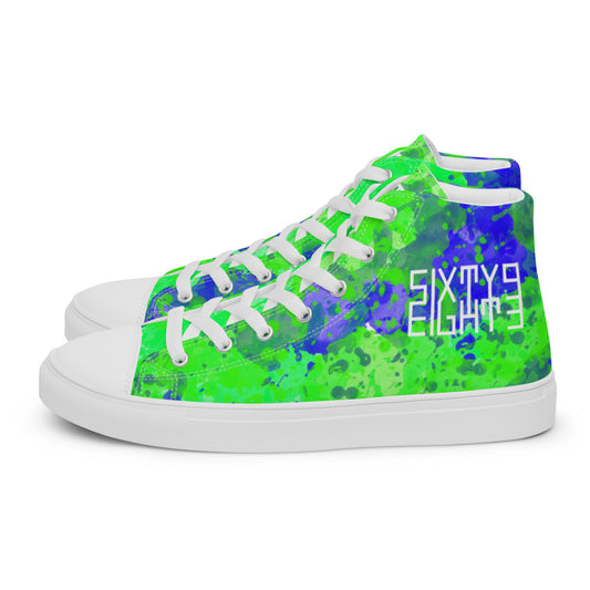 Sixty Eight 93 Logo White Earthy Men's High Top Shoes