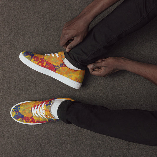 Sixty Eight 93 Logo White Tri Color BYR Men's Low Top Shoes