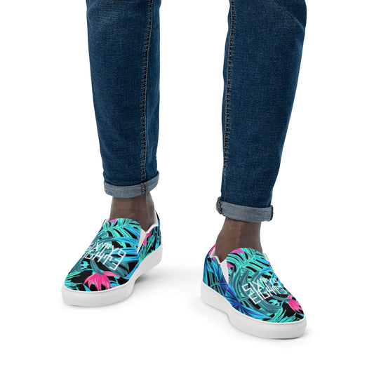 Sixty Eight 93 Logo White Tropical 1.0 Men's Slip On Shoes