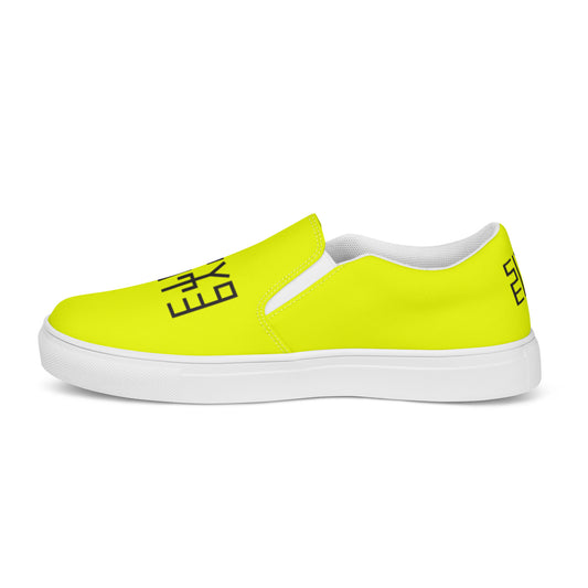 Sixty Eight 93 Logo Black & Lemonade Men's Slip On Shoes