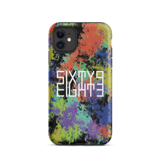 Sixty Eight 93 Logo White Fusion #1 Tough iPhone case