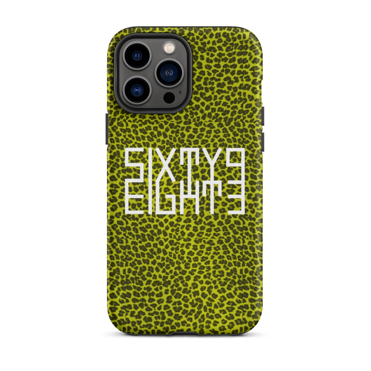 Sixty Eight 93 Logo White Cheetah Lemonade Tough iPhone Case