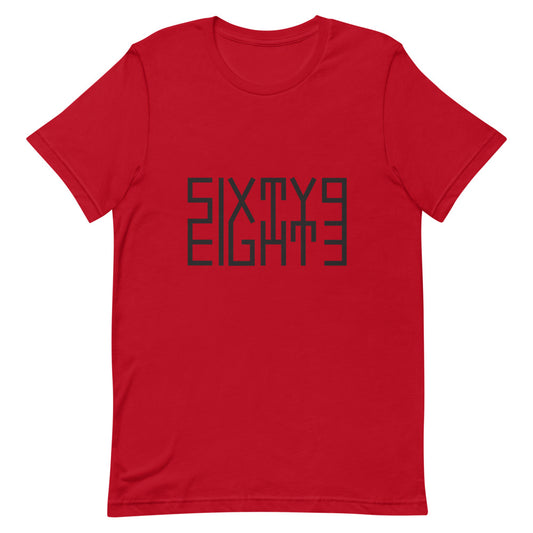 Sixty Eight 93 Logo Black Unisex T-Shirt