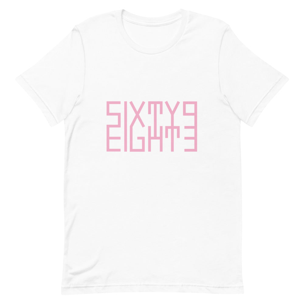 Sixty Eight 93 Logo Pink Unisex T-Shirt